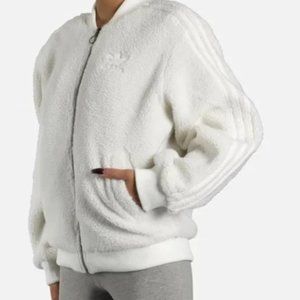 Adidas Oversized Sherpa Jacket size XS